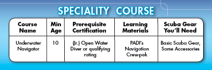 Underwater Navigator Specialty Chart