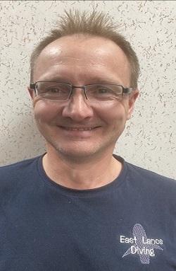 Andy Hubbard, PADI Instructor at East Lancs Diving